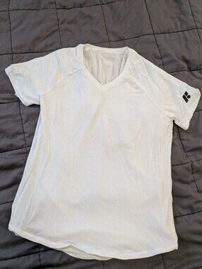 Forme Core V Posture Correcting White Women's Short Sleeve Tee Small